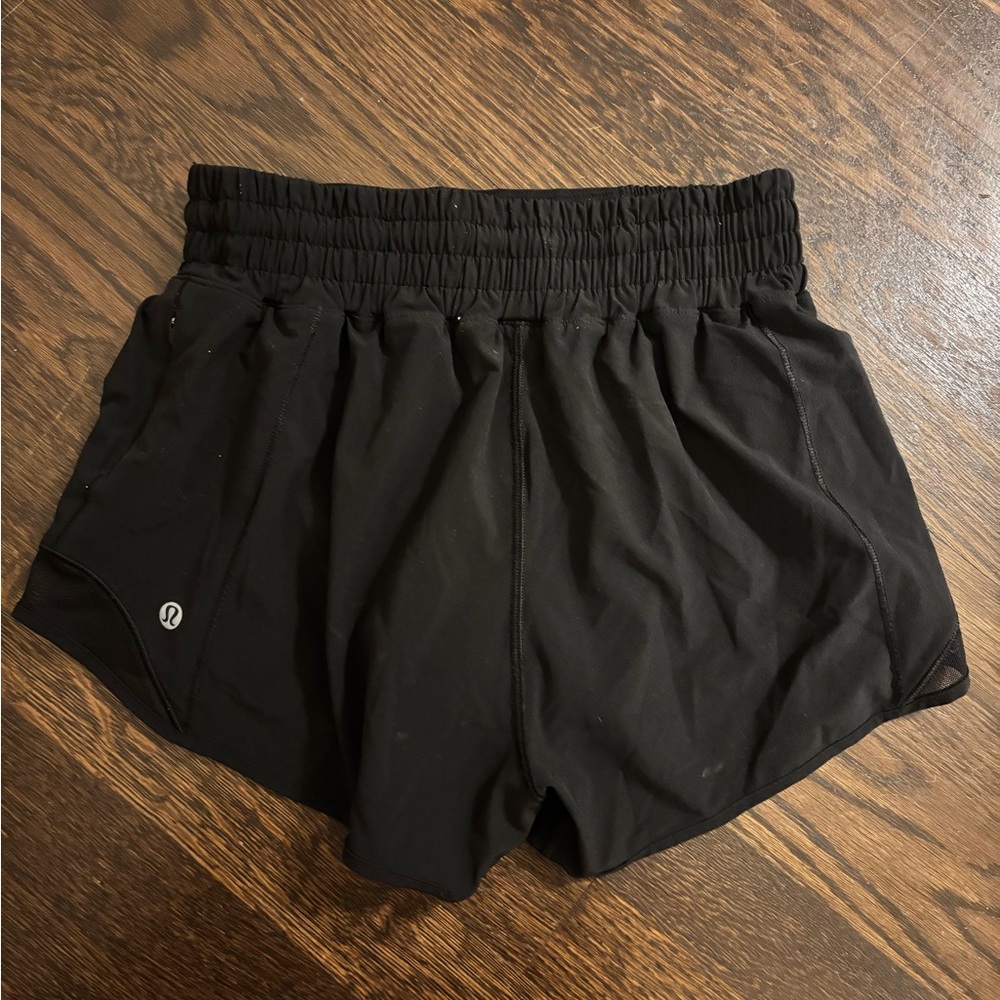 lululemon athletica Women's Black Athletic Shorts